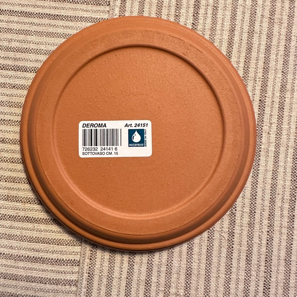Clay Terracotta Plant Saucer - Picture 8 of 8